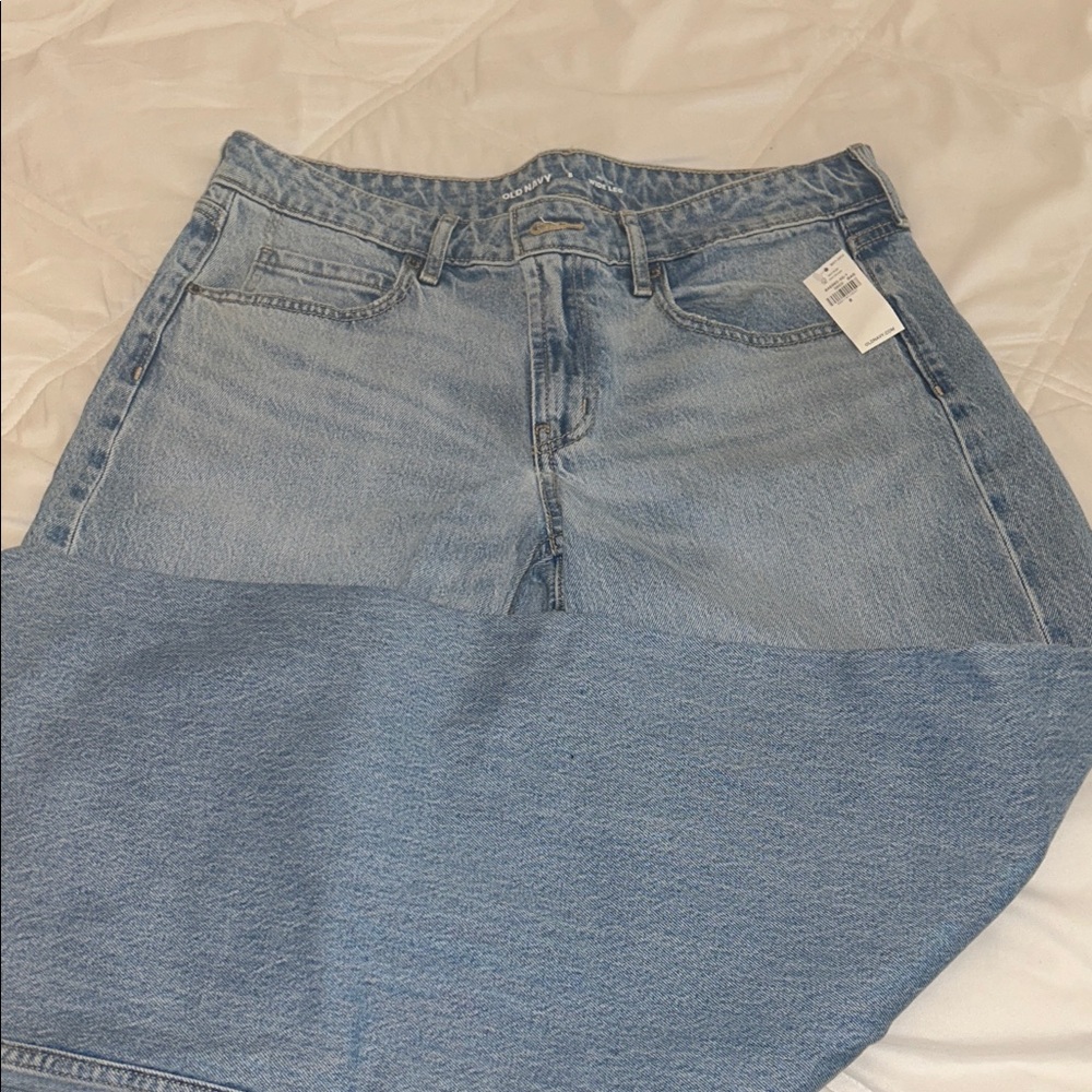Old Navy Light Blue Straight Leg Jeans